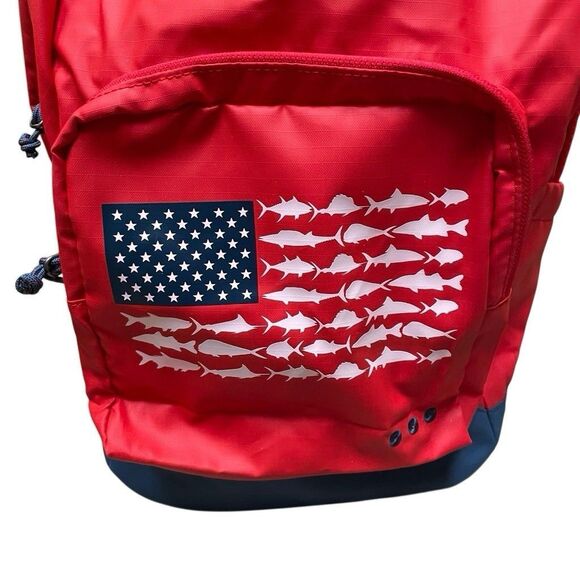 Columbia Unisex PFG PHG Zigzag 22L Backpack Multi One Size Red Blue NEW - Picture 3 of 13